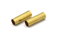 12 Raw Brass Tubes (8x25mm) Bs 1545