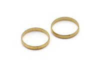 Brass Ring, 24 Raw Brass Ring Setting (17mm) BS 1139 R014