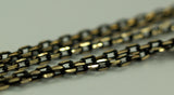 Open Link Chain, 10 Meters - 33 Feet (2x3.5mm) Brass Soldered Chain - Bg2 ( Z005 )