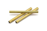 Solid Brass Tube Bead, 20 Raw Brass Tubes (5x60mm) Bs 1468