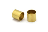 12 Raw Brass Tubes (13x13mm) Bs 1504