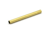 Brass Connector Bead, 12 Raw Brass Tubes (6x70mm) Bs 1538