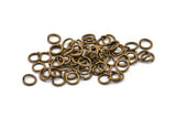 300 Pcs (8x1.2mm) Antique Brass Jump rings A0331