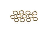 7mm Jump Ring - 1000 Antiqued Brass Jump Rings  (7x0.80mm) A0336