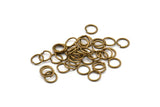 7mm Jump Ring - 1000 Antiqued Brass Jump Rings  (7x0.80mm) A0336