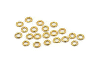 6mm Jump Ring - 250 Golden Brass Jump Rings (6x1.2mm) A0077