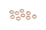 6mm Jump Ring, 150 Rose Gold Tone Brass Jump Rings (6x1mm) A1020