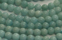 Amazonite 8 mm Round Gemstone Beads 15.5 inches Full Strand T038