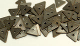 Antique Bead Caps, 500 Antique Brass Triangle Middle Hole Bead Caps, Findings (7mm) Pen 619 KO91