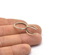 Claw Ring Settings, 1 Antique Silver Plated 4 Claw Ring Blanks For Natural Stones N0046 H0355