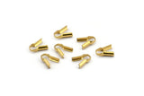 Snake Chain Connector, 250 Raw Brass Chain Parts For 2 mm Snake Chain - Bs-1652