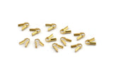 Snake Chain Connector, 250 Raw Brass Chain Parts For 2 mm Snake Chain - Bs-1652