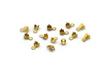 250 Crimp Ends For Rhinestone Chain, Pp13 (ss6) Rhinestone Chain Connectors, Crimp Ends For 1.90mm / 2mm Chain, S420