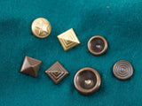 Antique Brass Cabochon, 50 Antique Brass Round Studs For 8 Mm Cabochon,findings (12 Mm) Pen 994