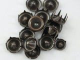 Antique Brass Cabochon, 50 Antique Brass Round Studs For 8 Mm Cabochon,findings (12 Mm) Pen 994