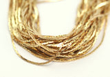 Tiny Brass Chain, 5 Meters - 16.5 Feet Tiny Raw Brass Soldered Chain (0.70mm) BS 1014