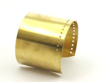 Raw Brass Cuff - Raw Brass Cuff Bracelet Bangle (60x0.80mm)  Brass 061 R040