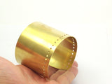 Raw Brass Cuff - Raw Brass Cuff Bracelet Bangle (60x0.80mm)  Brass 061 R040