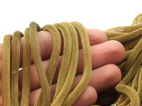 Knitted Brass Chain, 5m (5mm) Raw Brass Mesh Chain Ch002 ( Z108 )