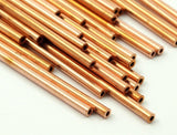 Copper Tube Beads - 1000 Raw Copper Tube Beads (2x45mm)