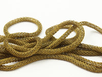 Brass Mesh Chain, 10M (3mm) Raw Brass Mesh Chain  Z140