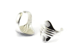 Silver Ring, 925 Silver Adjustable Rings N0065